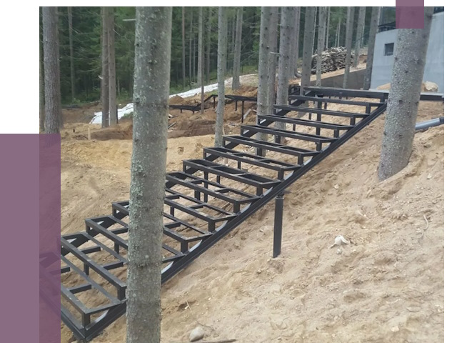 Монтаж металлических лестниц в Скопине от 13808 руб. 