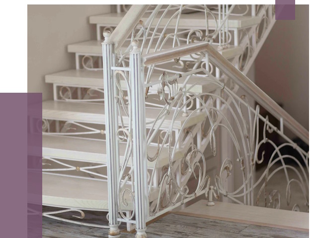 Изготовление кованых лестниц на заказ в Скопине от 88579 руб. | ПРОЛЁТ-Скп