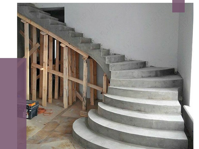 Изготовление бетонных лестниц под ключ в Скопине от 20321 руб. | ПРОЛЁТ-Скп