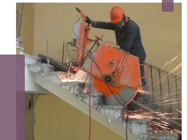 Демонтаж бетонных лестниц в Скопине от 4689 руб. за м2 | ПРОЛЁТ-Скп