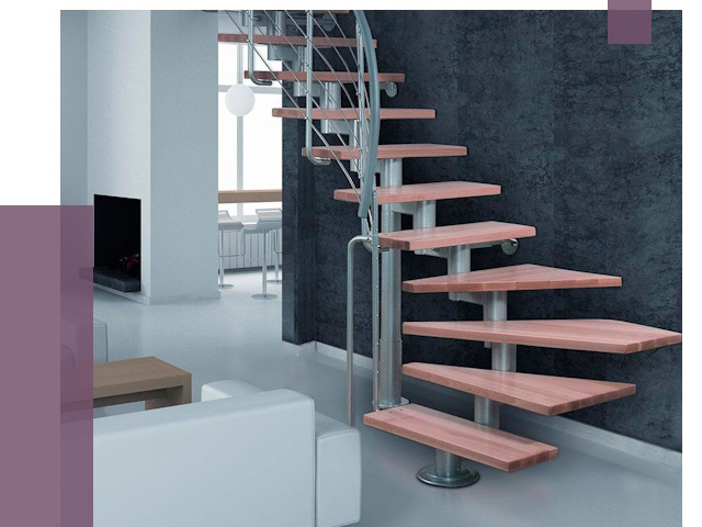 Модульные лестницы в Скопине от 17195 руб. — купить в ПРОЛЁТ-Скп