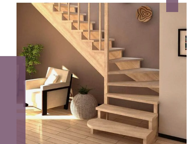 Изготовление Г-образных лестниц в Скопине от 19279 руб. 