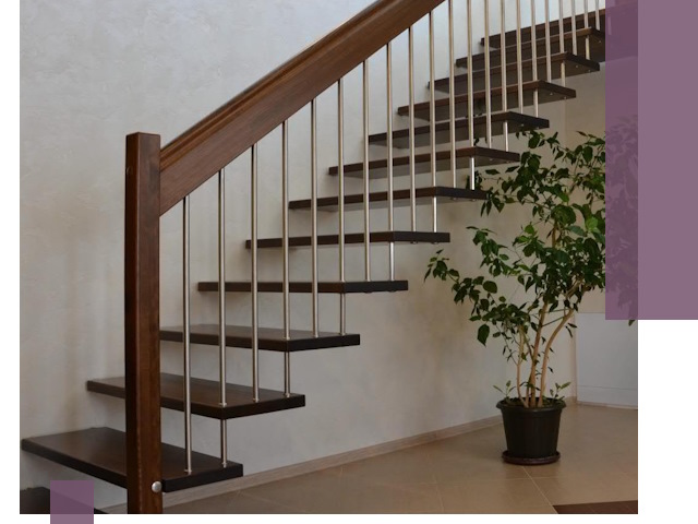 Лестницы на больцах под ключ в Скопине – изготовление и монтаж