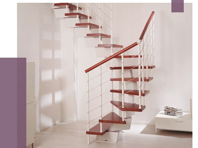 Изготовление лестниц на больцах в Скопине от 9900 руб. | ПРОЛЁТ-Скп