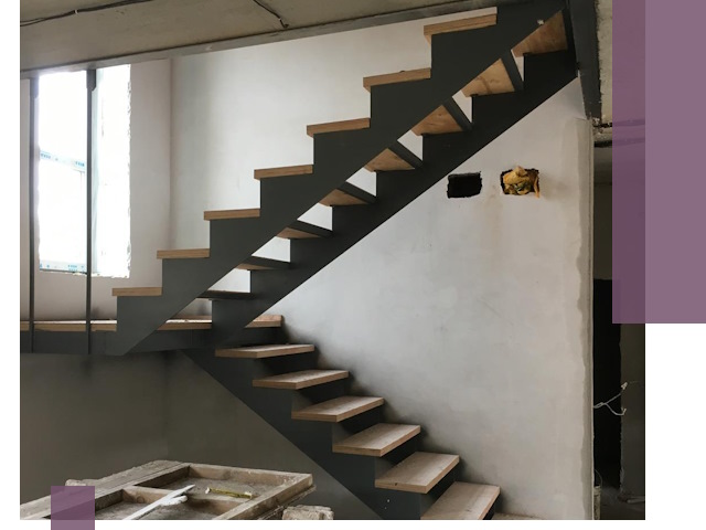 Изготовление лестниц на металлокаркасе в Скопине от производителя