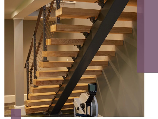 Лестницы на монокосоурах под ключ в Скопине - изготовление и монтаж