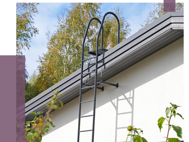 Лестницы на крышу в Скопине от 19487 руб. — монтаж и монтаж ПРОЛЁТ-Скп