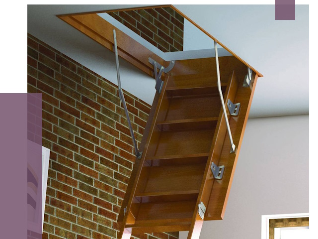 Установка чердачной лестницы в Скопине от 7972 руб. | ПРОЛЁТ-Скп