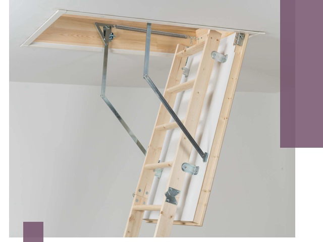 Установка чердачной лестницы под ключ в Скопине