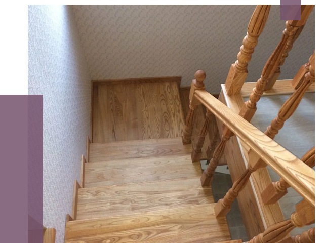 Сосновые лестницы в Скопине под ключ от 8233 руб.  | ПРОЛЁТ-Скп