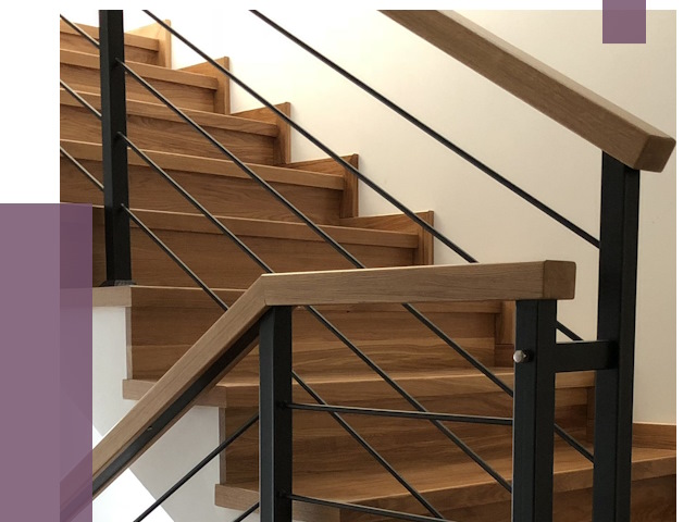 Обшивка металлической лестницы деревом в Скопине от 4429 руб. 