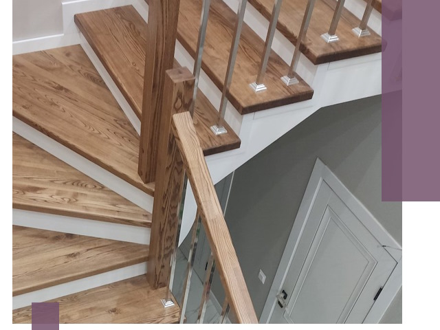 Обшивка металлических лестниц под ключ в Скопине