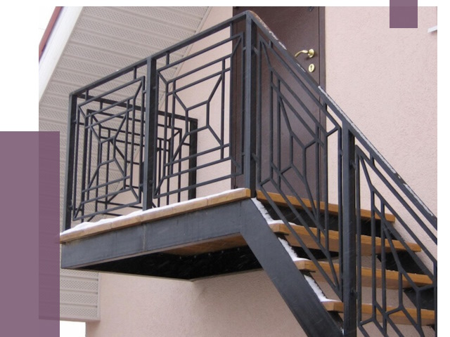 Металлические перила в Скопине от 4377 руб.  | ПРОЛЁТ-Скп