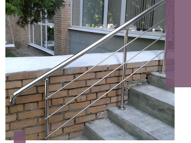 Перила из нержавеющей стали высокого качества в Скопине