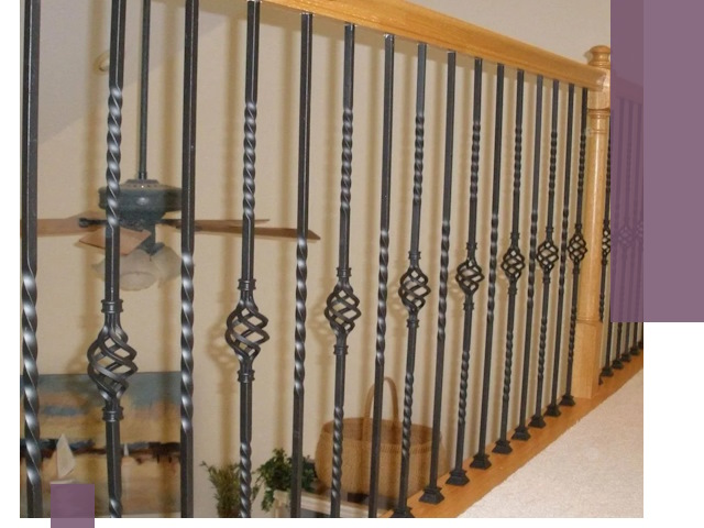 Изготовление и монтаж кованных перил в Скопине под ключ
