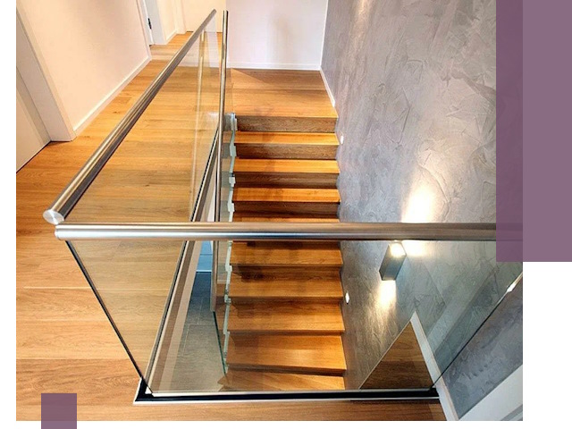 Перила для лестницы в доме — изготовление и монтаж в Скопине