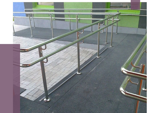 Ограждения пандусов в Скопине от 4429 руб. монтаж | ПРОЛЁТ-Скп