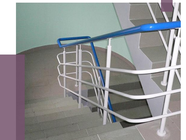 Перила в подъезде в Скопине — установка и замена от 7555 руб. | ПРОЛЁТ-Скп