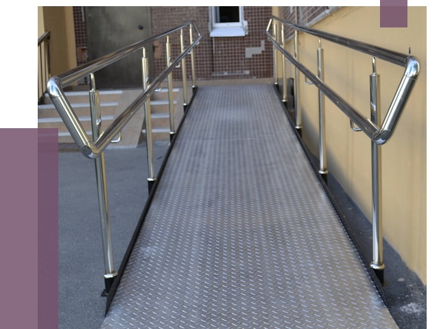 Пандусы в Скопине от 12505 руб. — установка для инвалидов | ПРОЛЁТ-Скп