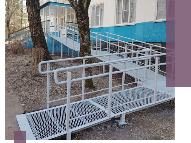 Пандусы под ключ в Скопине: изготовление, монтаж и демонтаж