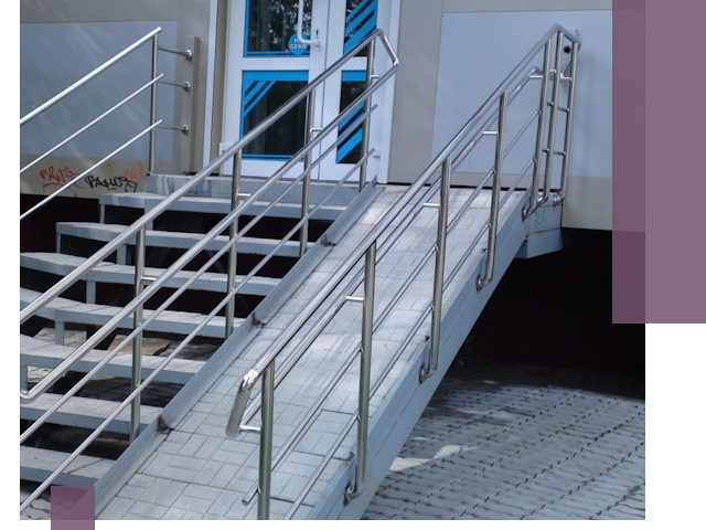 Пандус на крыльцо под ключ в Скопине: монтаж и изготовление