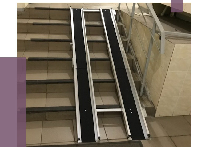 Установка пандуса в подъезд в Скопине от 8128 руб. под ключ | ПРОЛЁТ-Скп