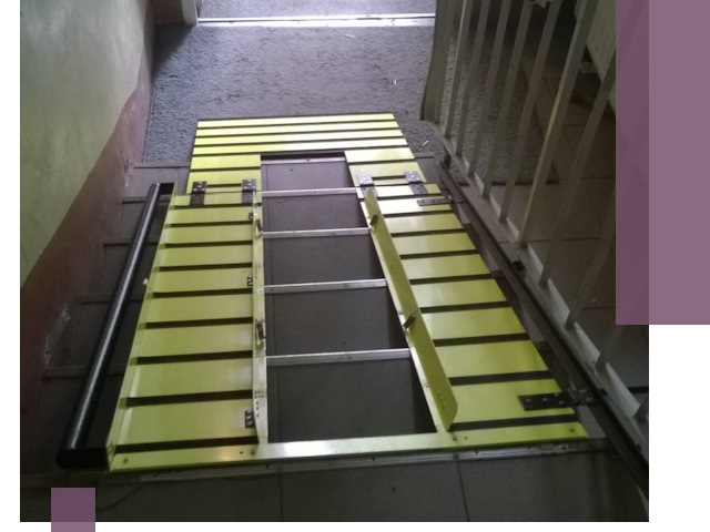 Профессиональный монтаж пандуса в подъезд в Скопине