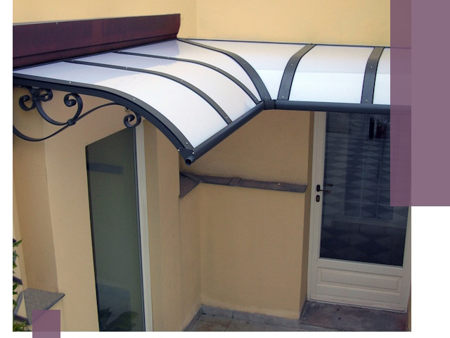 Монтаж козырьков любой сложности в Скопине под ключ