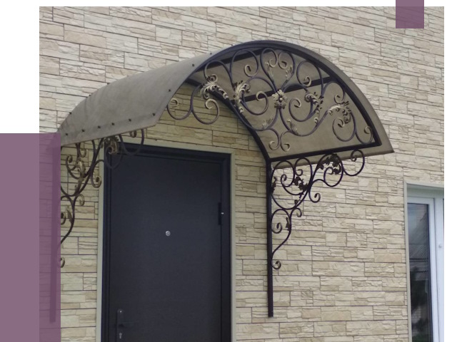 Ремонт козырьков в Скопине от 7555 руб. | ПРОЛЁТ-Скп