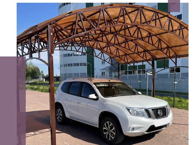 Недорогие навесы в Скопине от 43768 руб.  | ПРОЛЁТ-Скп