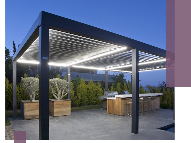 Навесы отдельно стоящие под ключ в Скопине из металла и поликарбоната