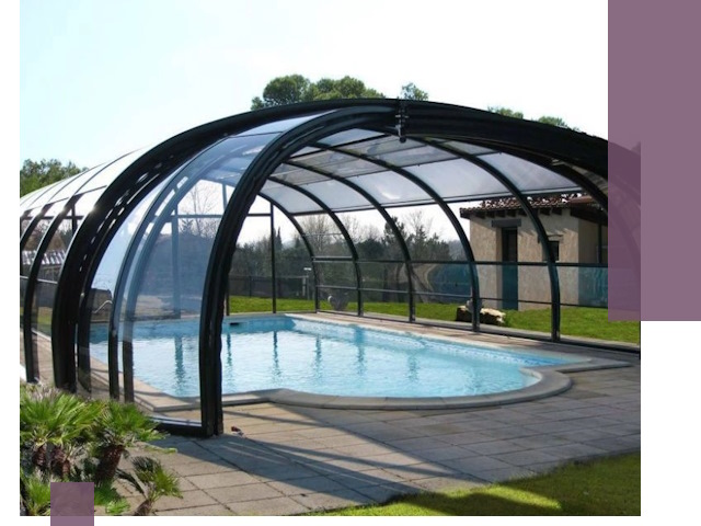 Навесы для бассейна в Скопине: изготовление и монтаж под ключ