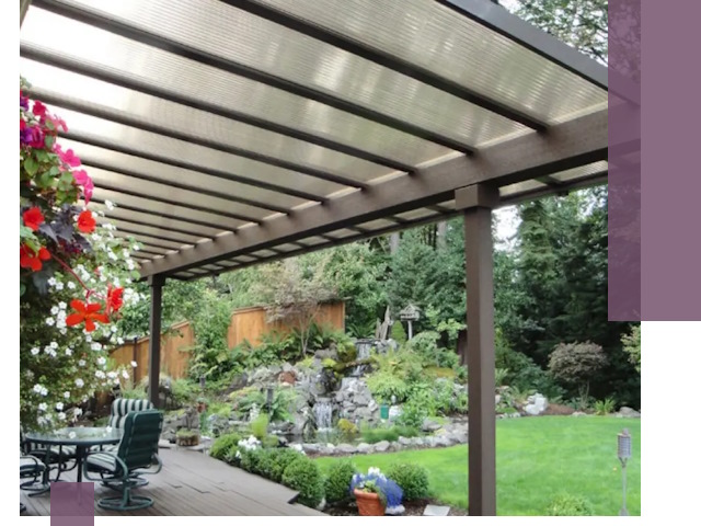 Навесы из поликарбоната под ключ в Скопине быстро и надёжно