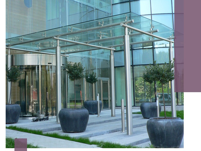 Навесы из стекла на заказ в Скопине — монтаж и установка