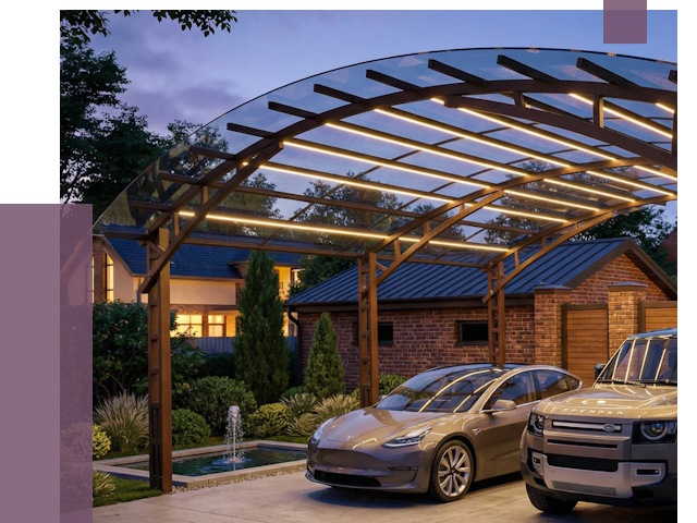 Металлические навесы в Скопине от 12922 руб. под ключ — ПРОЛЁТ-Скп