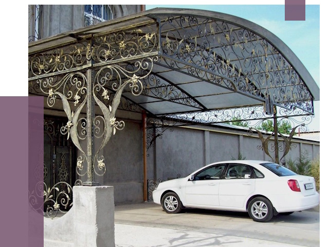 Кованые навесы в Скопине от 14850 руб. | ПРОЛЁТ-Скп