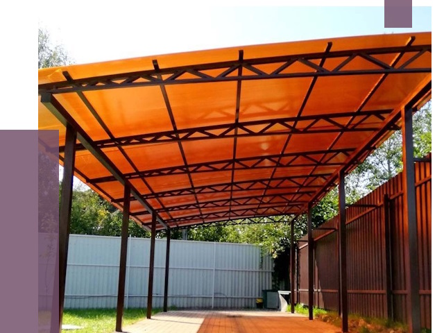 Односкатные навесы под ключ в Скопине от 13391 руб. 