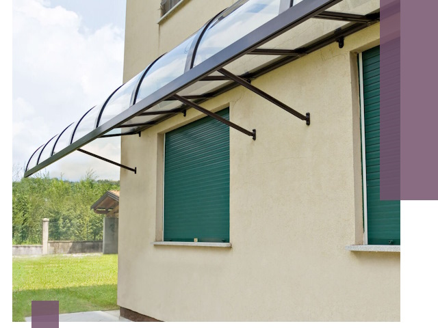 Козырьки над окнами в Скопине — изготовление и монтаж по выгоде