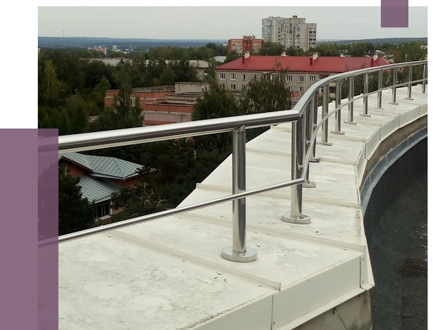 Парапеты и ограждения кровли в Скопине от 5054 руб.
