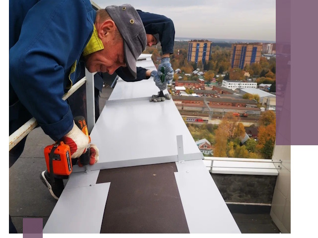 Монтаж парапетов в Скопине — установка прочных металлических ограждений