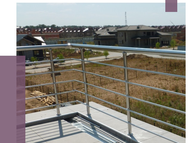 Парапеты из нержавеющей стали в Скопине от 8128 руб. за м² | ПРОЛЁТ-Скп