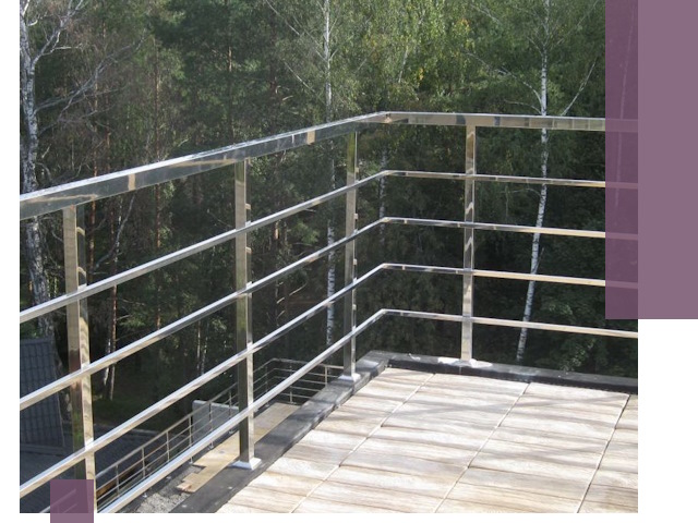 Парапеты из нержавеющей стали в Скопине — изготовление и монтаж