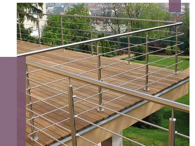 Алюминиевые парапеты в Скопине под ключ от 7920 руб. 