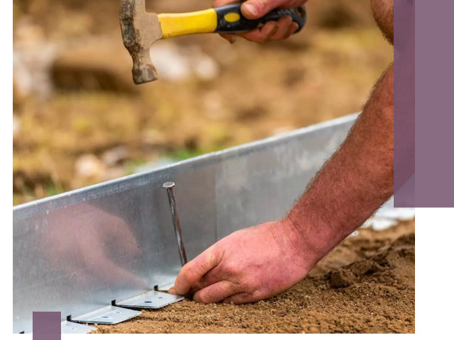 Монтаж металлических бордюров в Скопине быстро и качественно