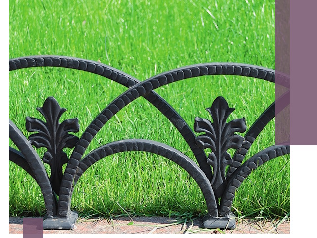 Декоративные металлические бордюры под ключ в Скопине