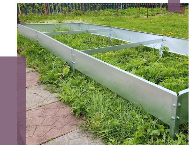 Металлические бордюры для грядок в Скопине от 1824 руб.