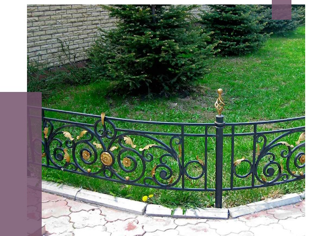 Кованые газонные ограждения в Скопине от 7764 руб. — ПРОЛЁТ-Скп