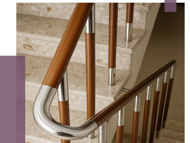 Монтаж поручней в Скопине от 9900 руб. монтаж под ключ | ПРОЛЁТ-Скп