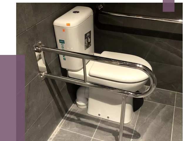 Поручни для санузлов в Скопине от 4377 руб. | ПРОЛЁТ-Скп