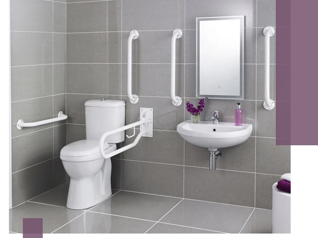 Поручни для санузлов в Скопине: установка, ремонт и монтаж